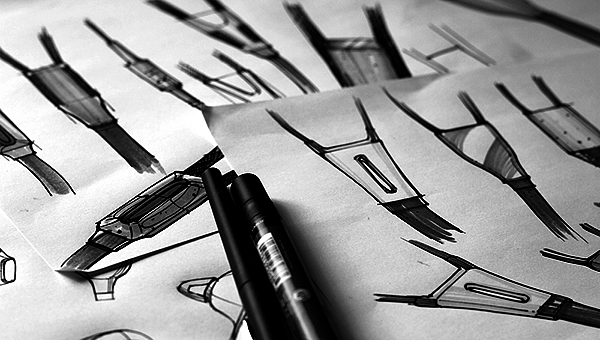 industrial design，product，black，headset，Digital，intelligence，