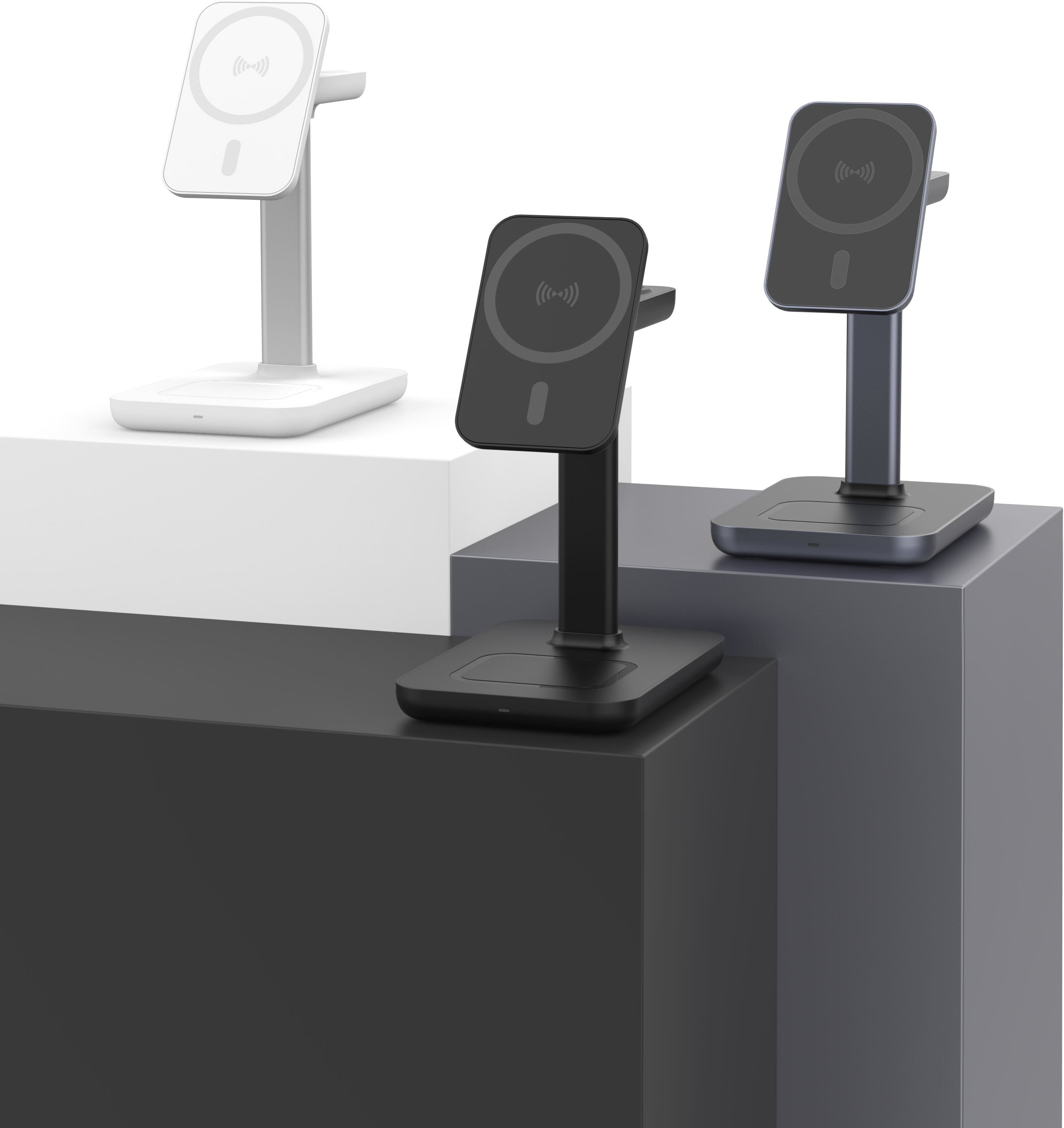 Magnetic suction wireless charging，