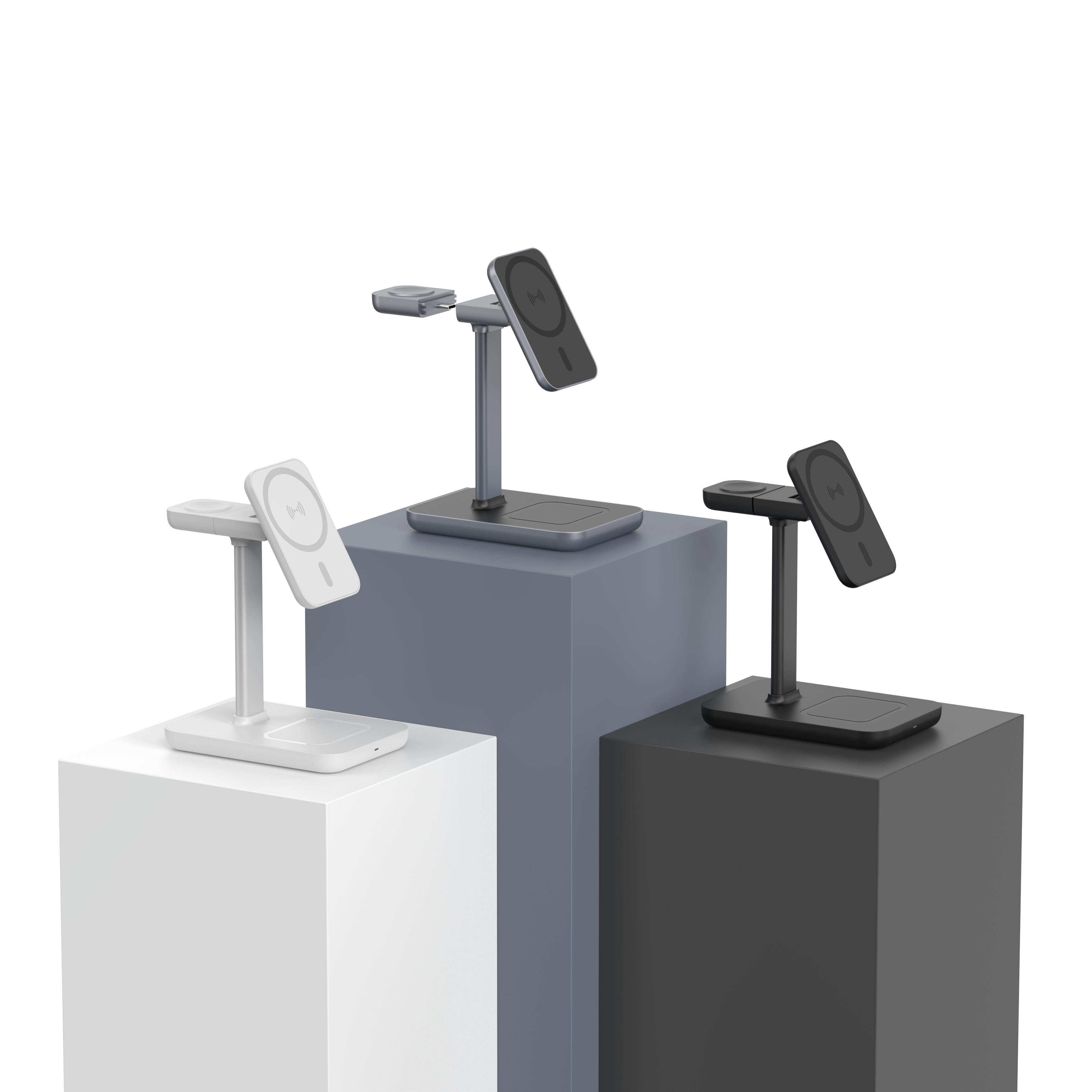 Magnetic suction wireless charging，