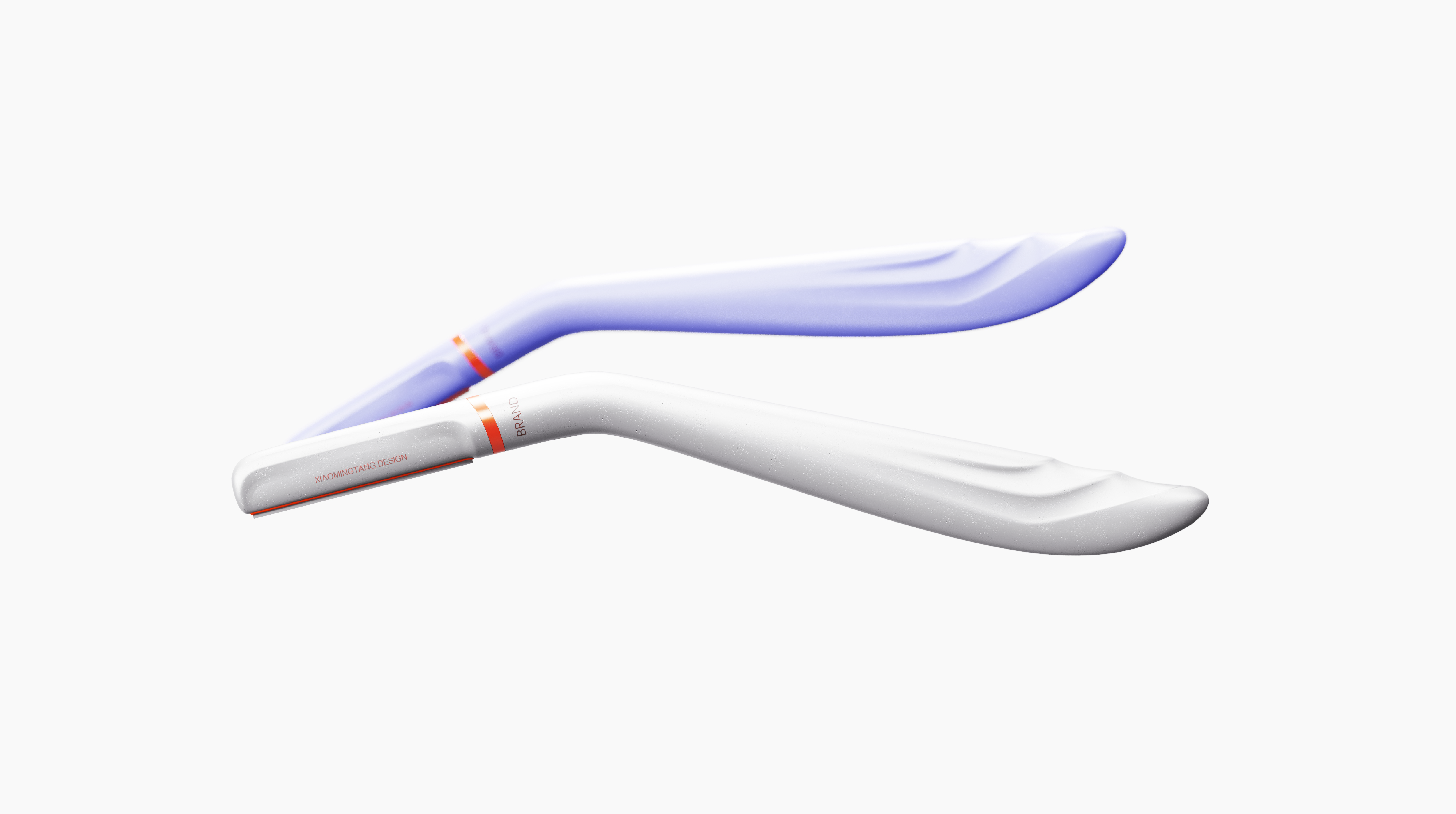 Art，eyebrow trimming knife，Women's products，human-computer interaction，Man-machine experience，Streamlined design，Xiaoming Sugar Design，product design，