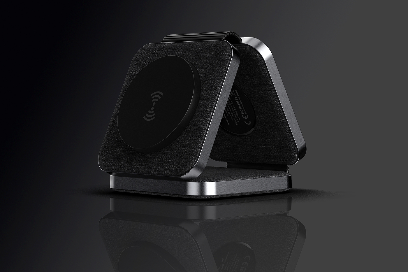 Magnetic suction wireless charging，