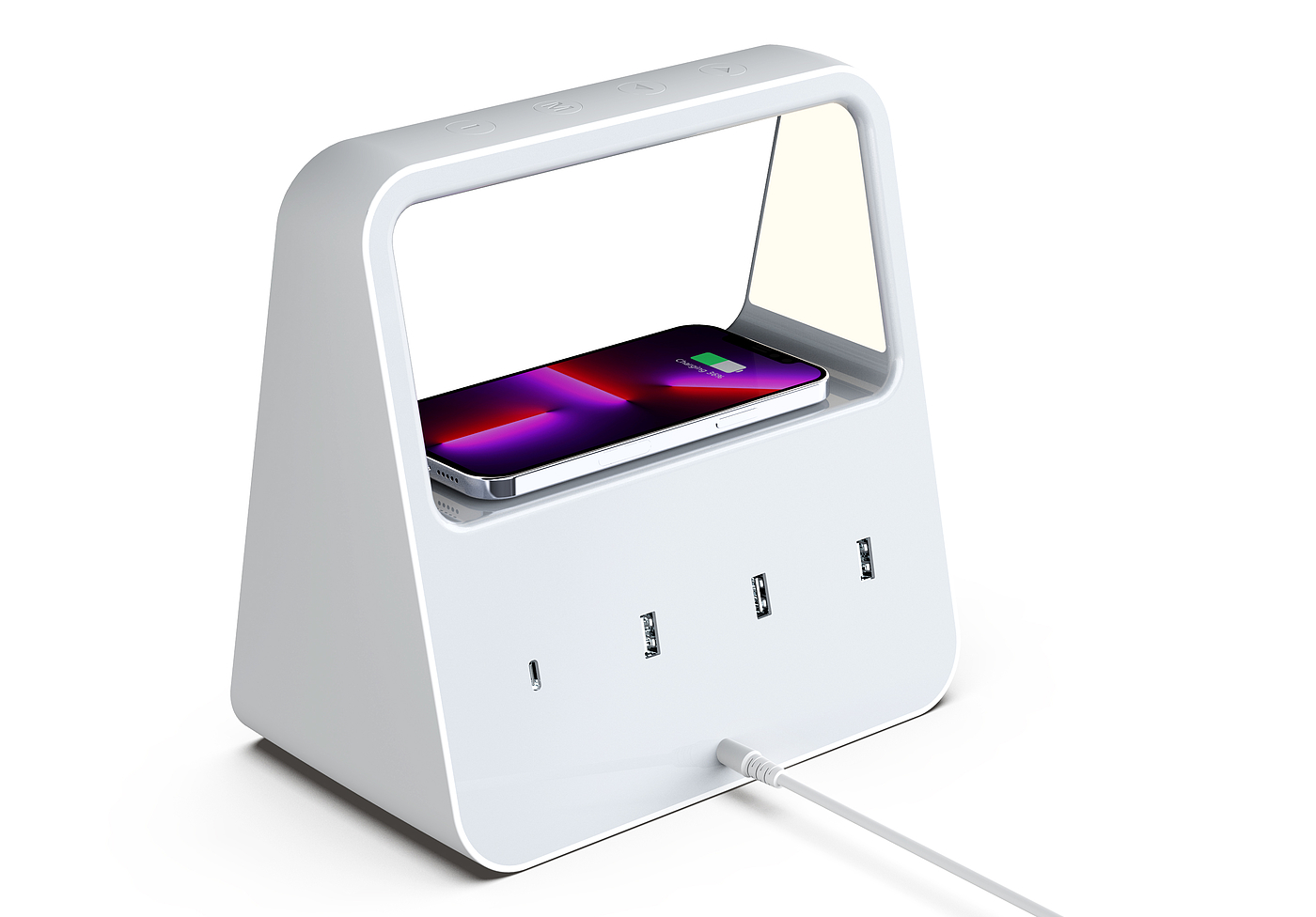 Night light wireless charging，