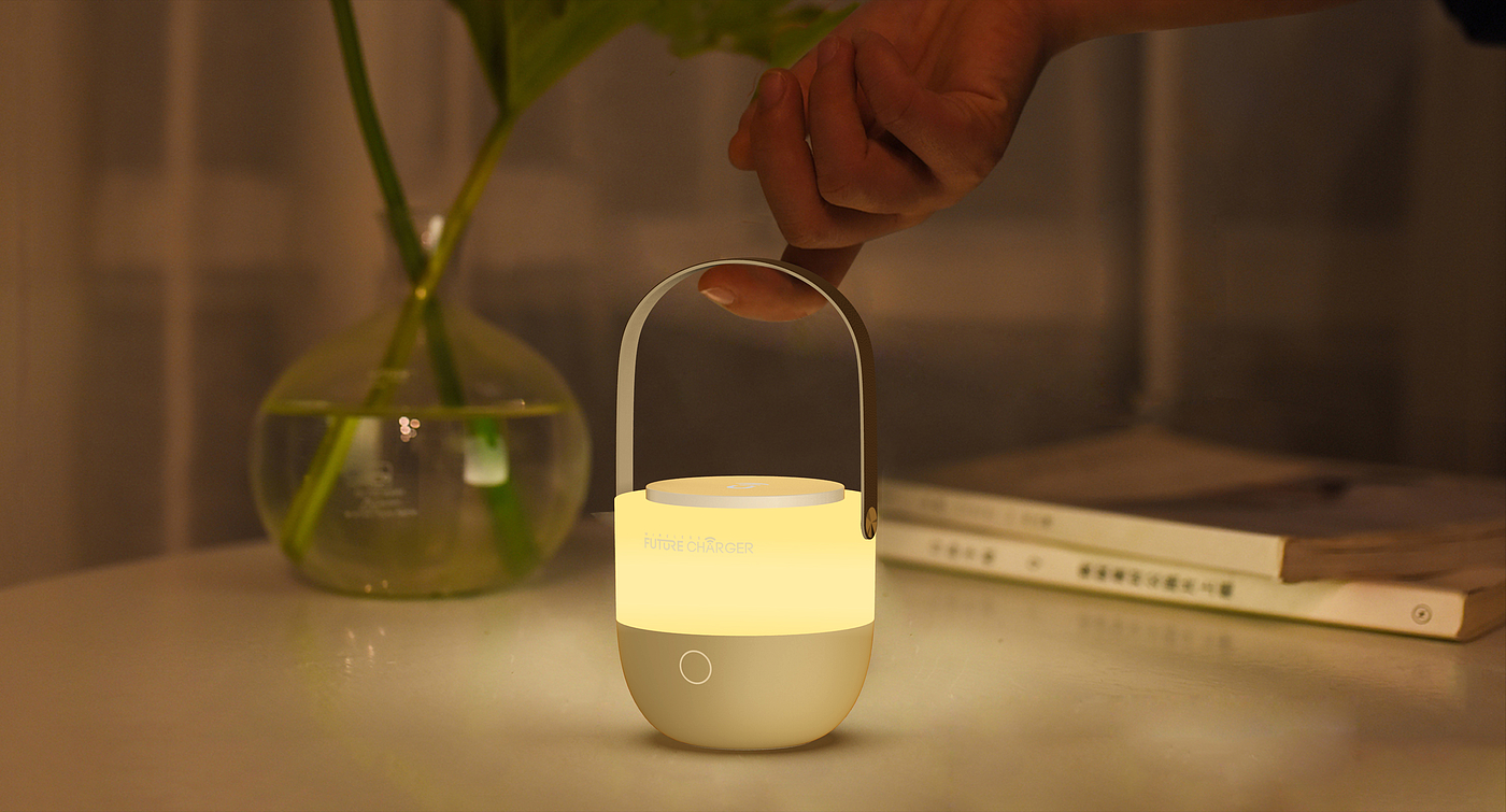 Night light wireless charging，