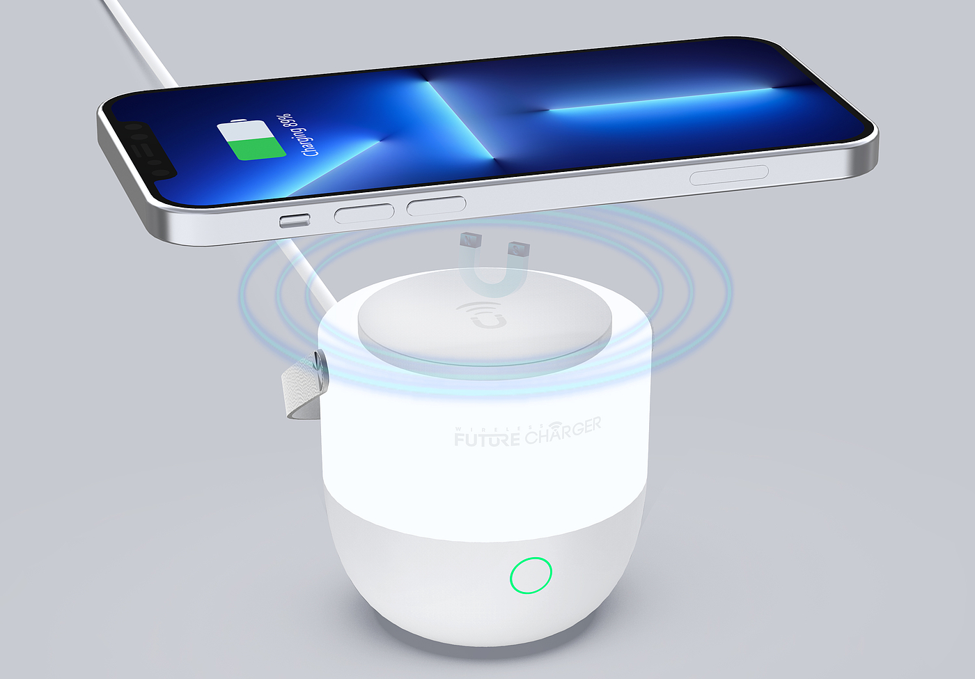 Night light wireless charging，