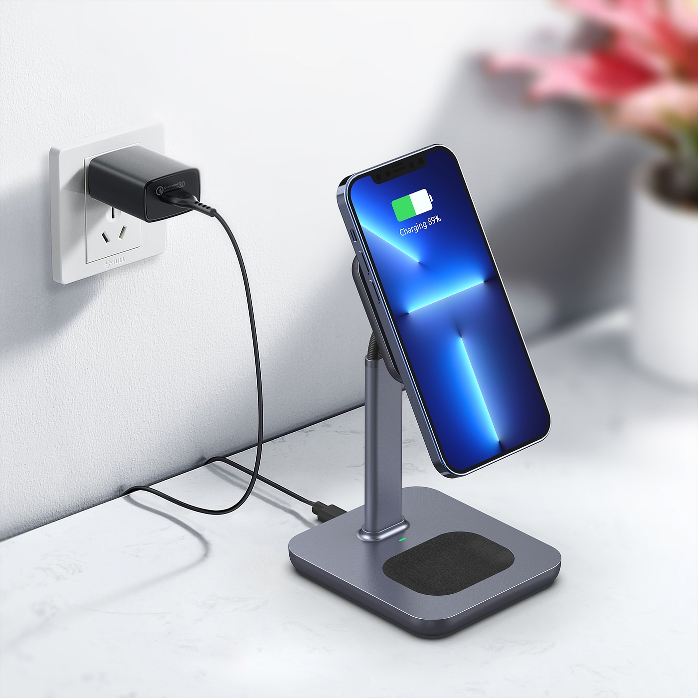 Night light wireless charging，