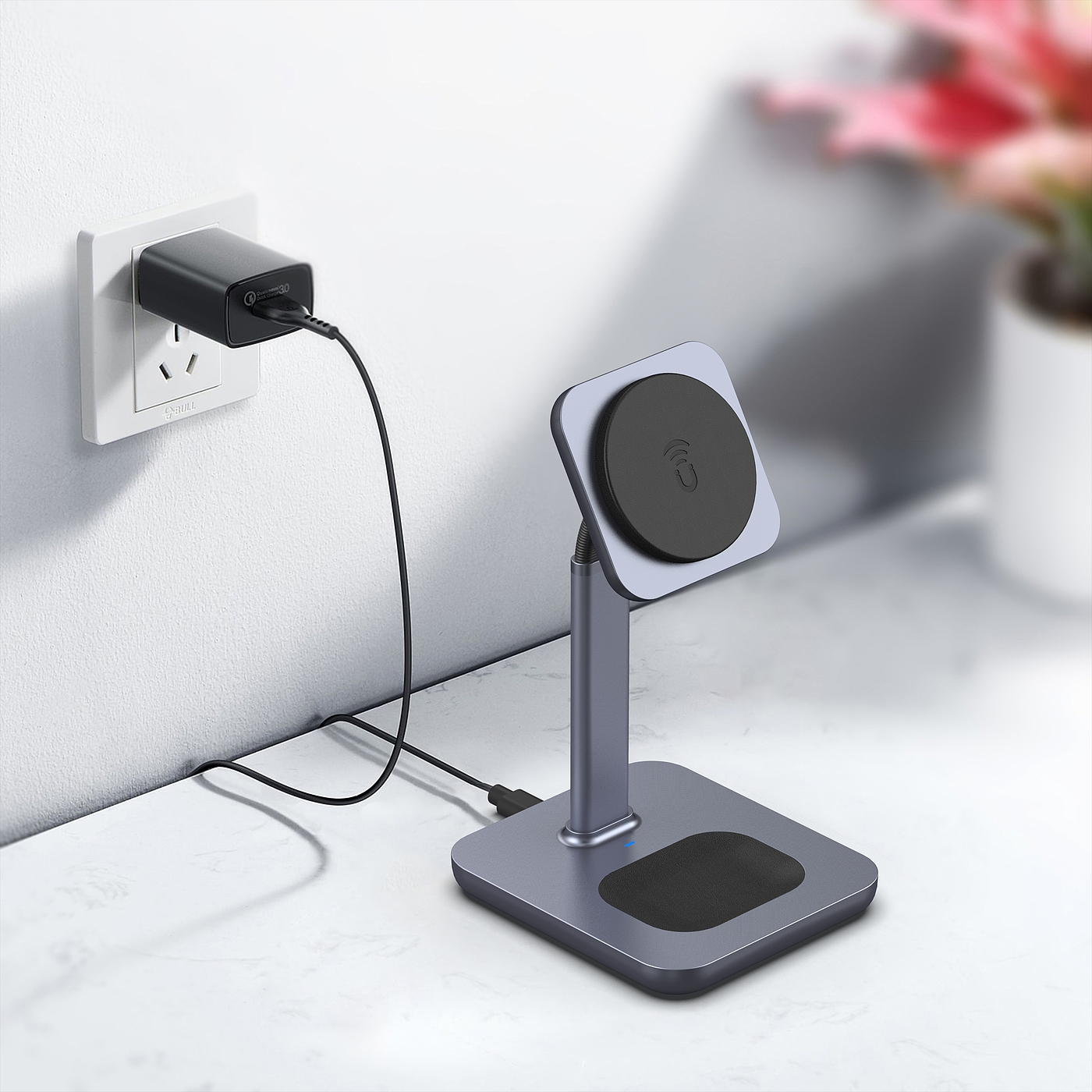 Night light wireless charging，