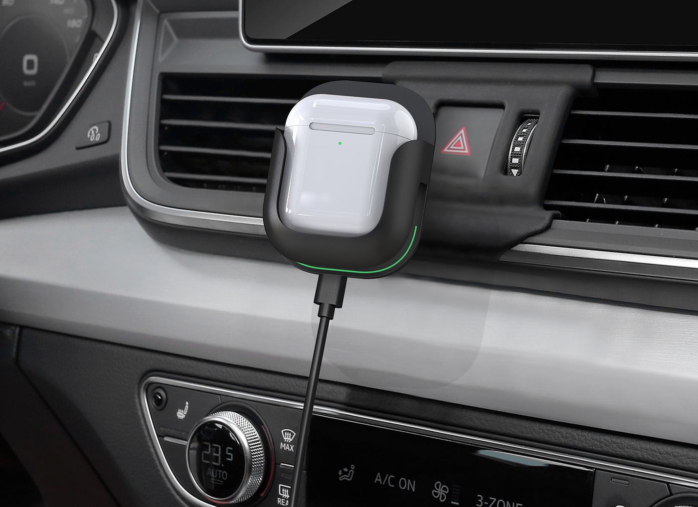 Car headset wireless charger，