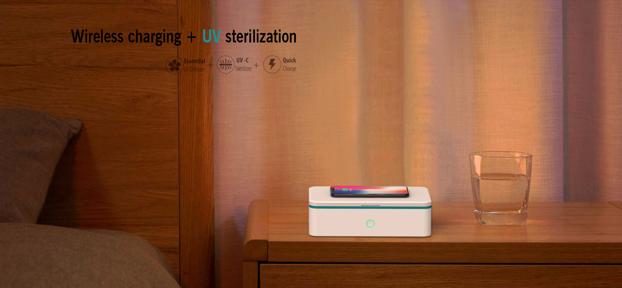Sterilization box wireless charger，