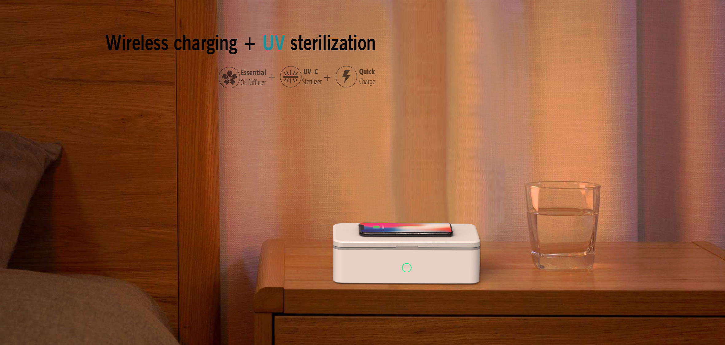 Sterilization box wireless charger，