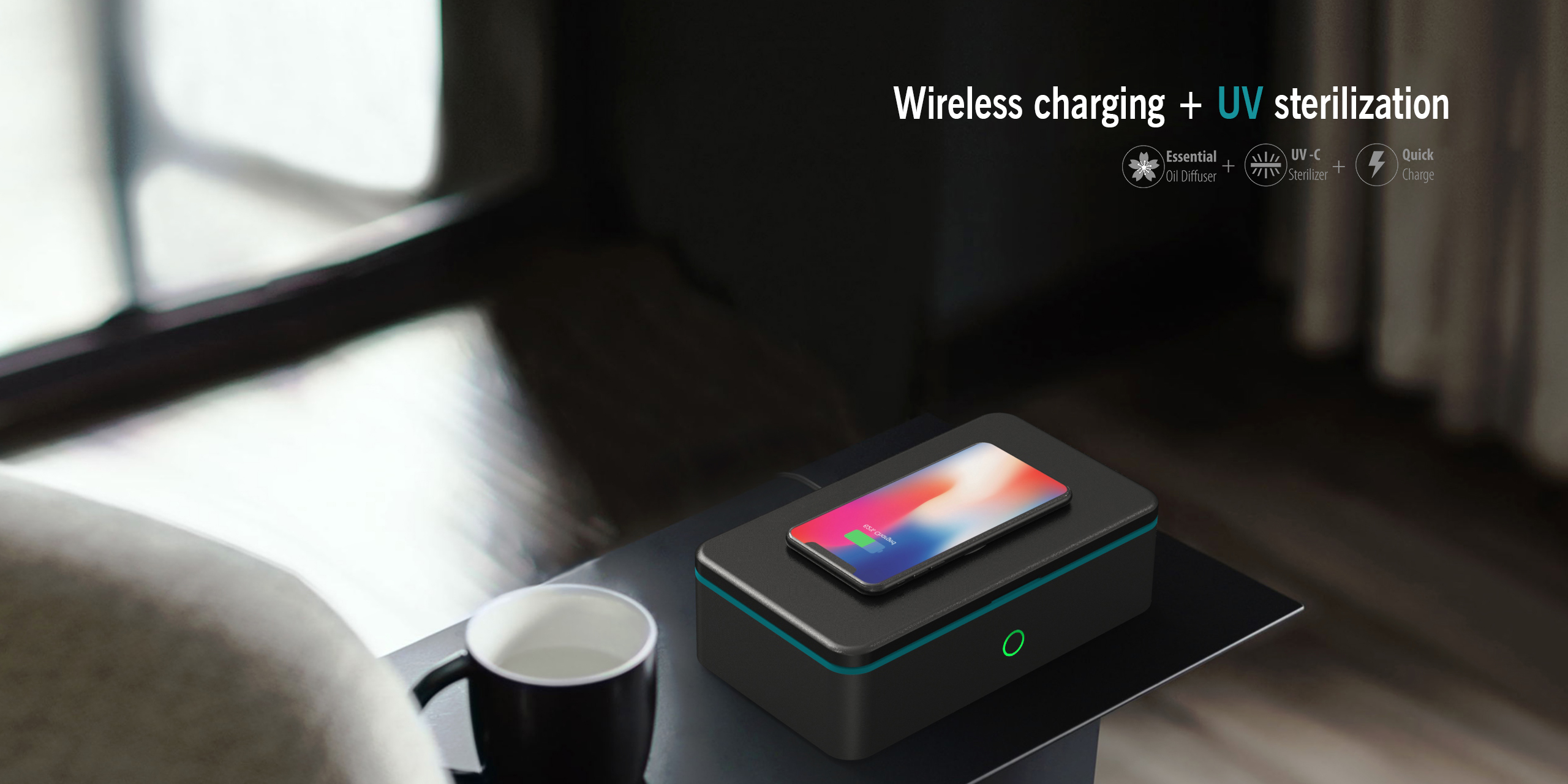 Sterilization box wireless charger，