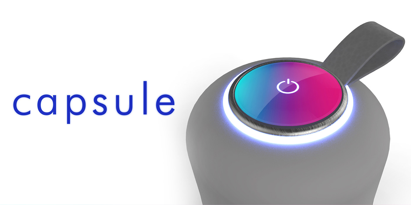 Capsule，Bluetooth Speaker ，Clock，multi-function，conceptual design，