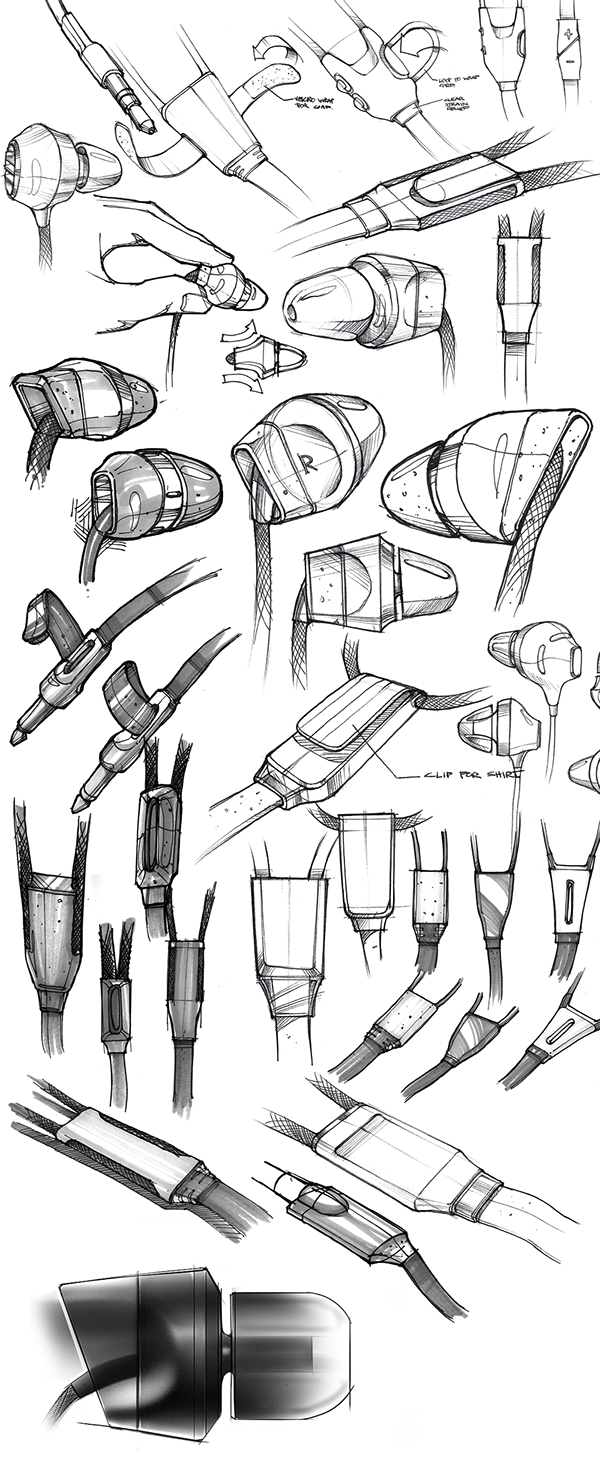 industrial design，product，black，headset，Digital，intelligence，