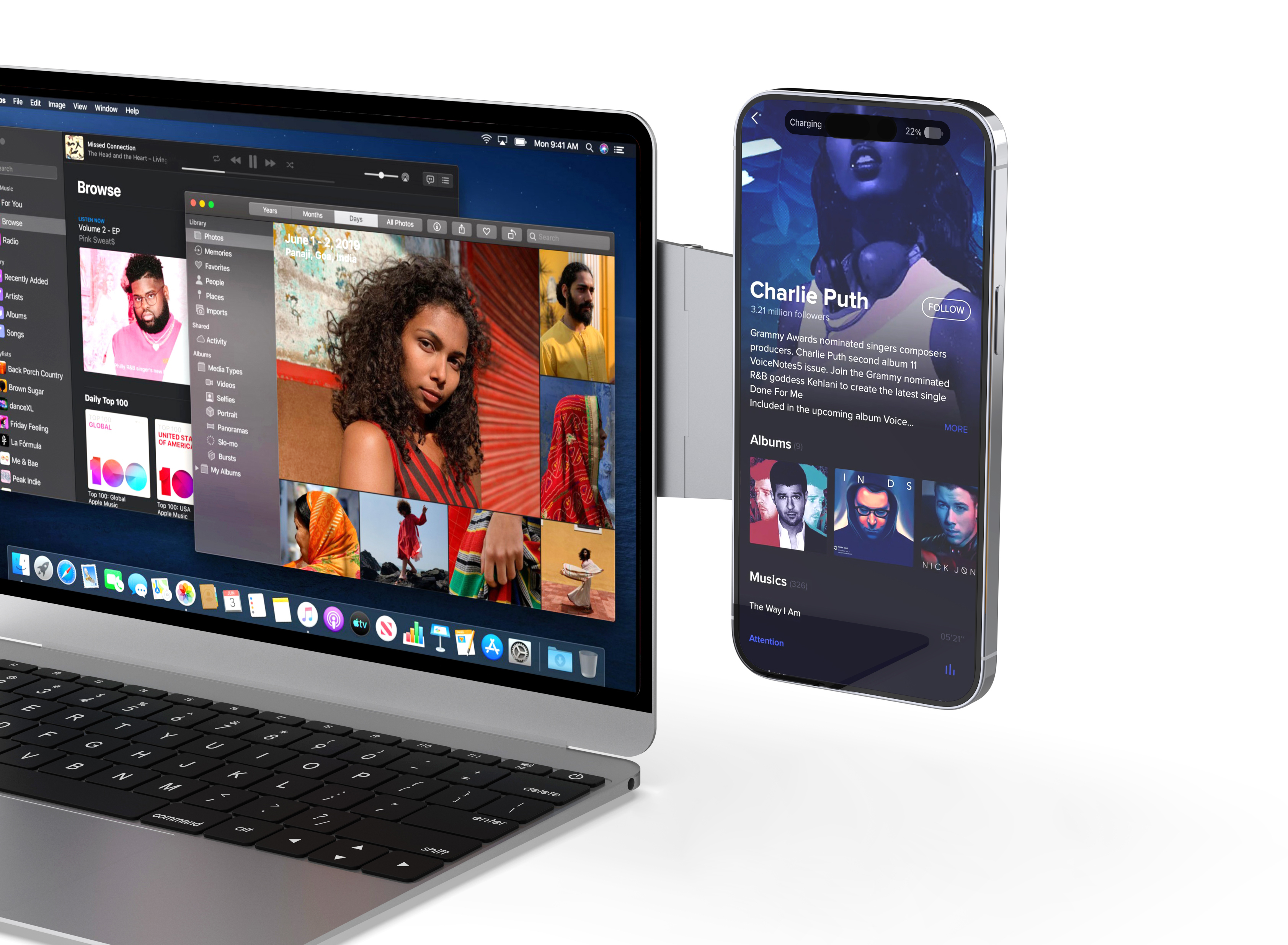 Magnetic suction mobile phone bracket，