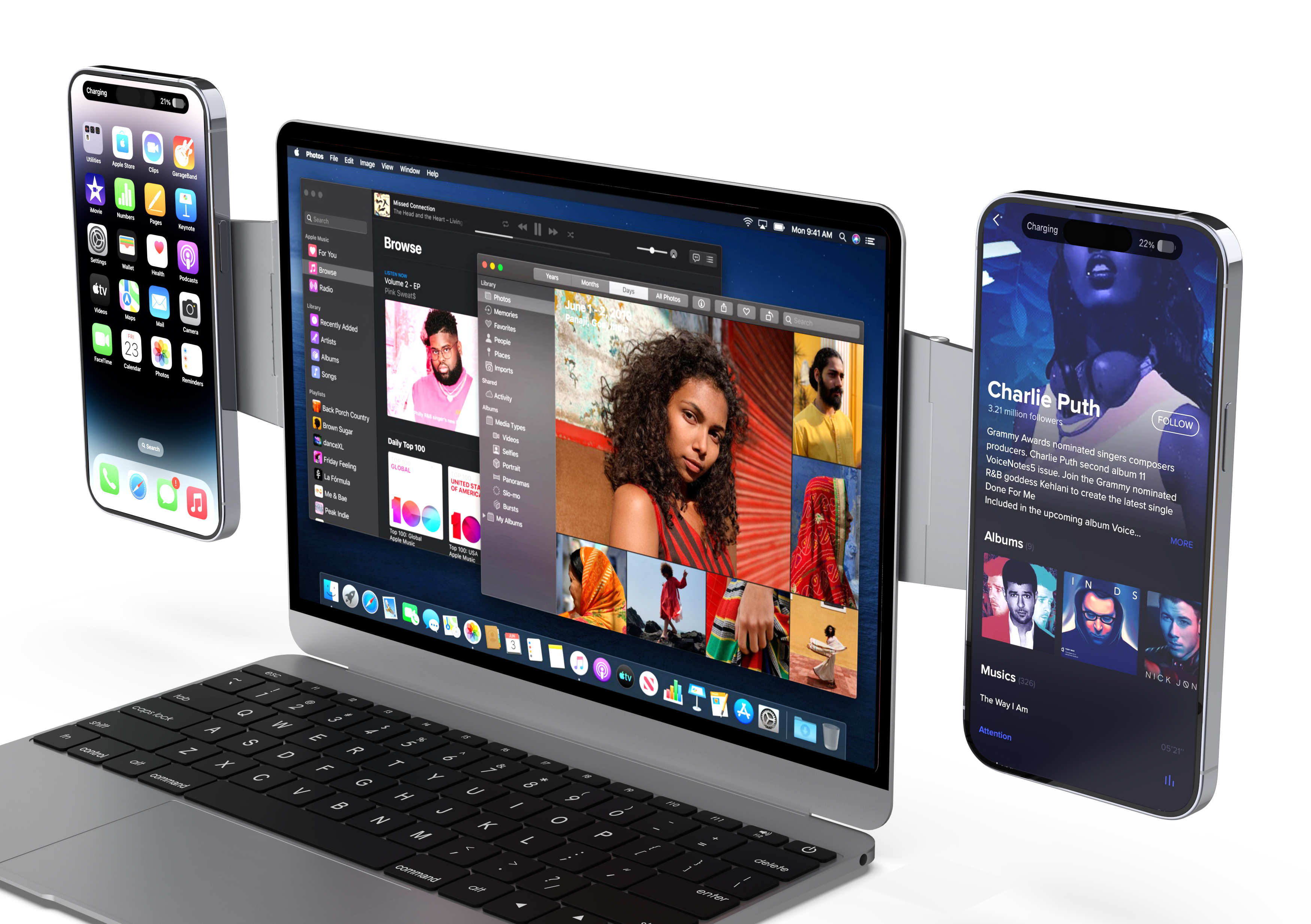 Magnetic suction mobile phone bracket，