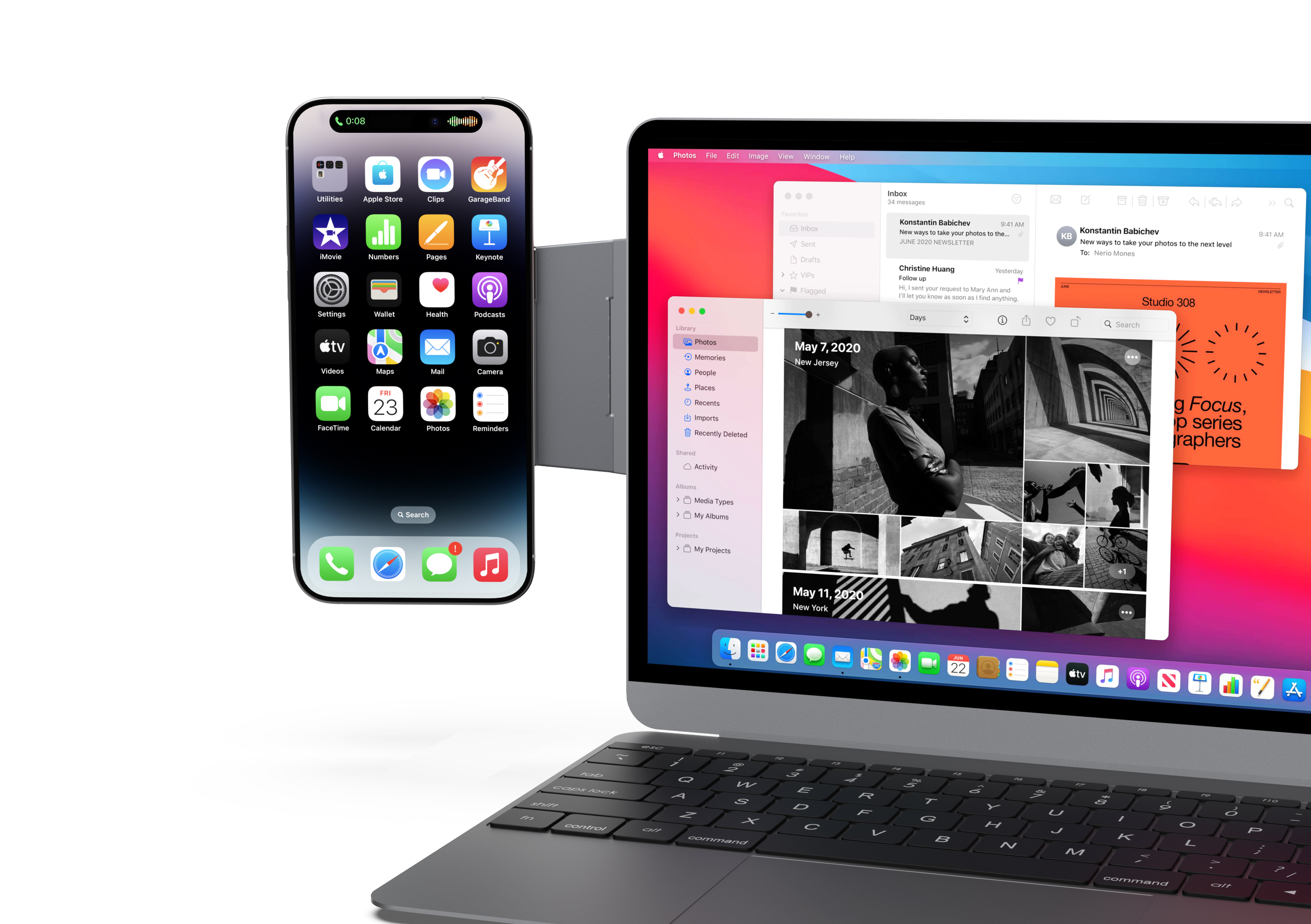 Magnetic suction mobile phone bracket，