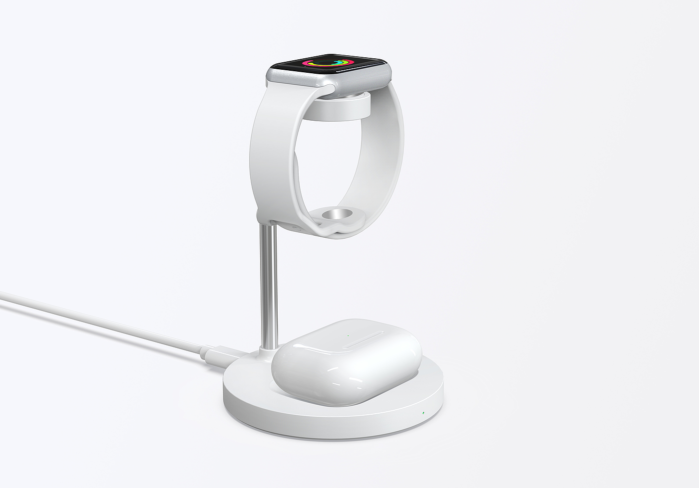 Watch mobile phone two-in-one wireless charging，