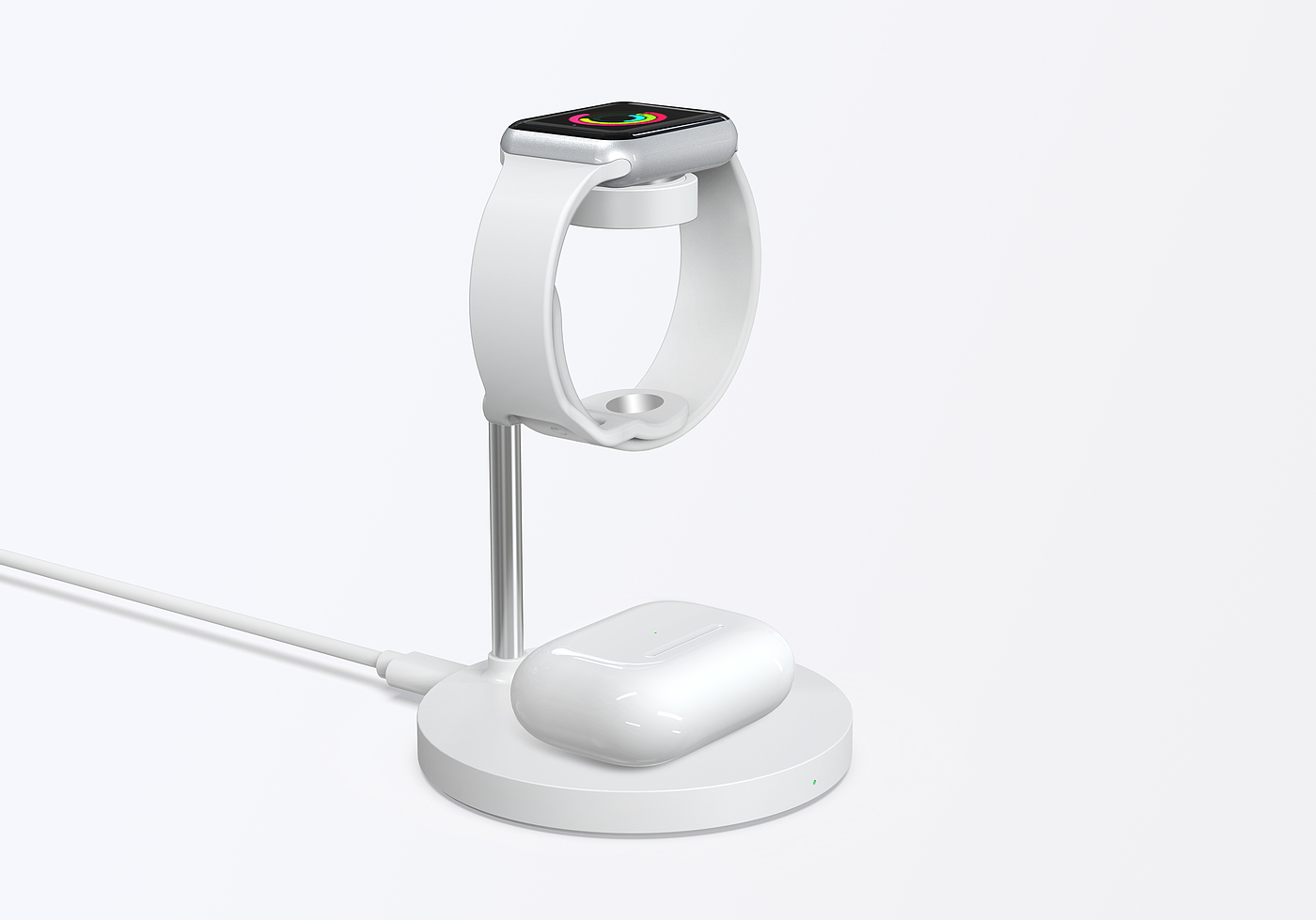 Watch mobile phone two-in-one wireless charging，