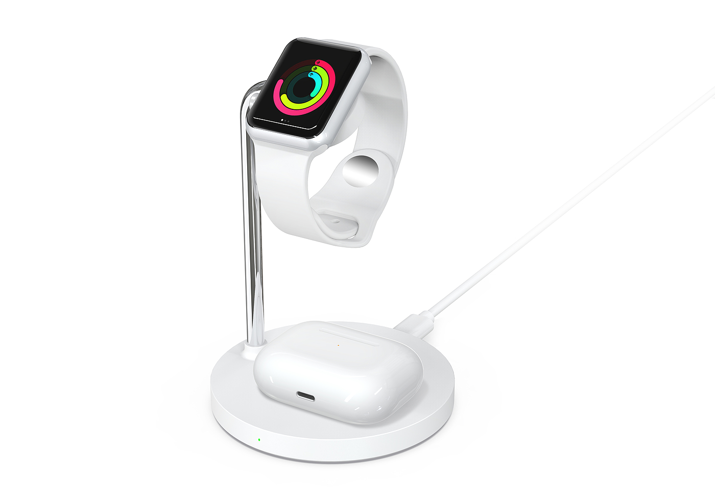 Watch mobile phone two-in-one wireless charging，