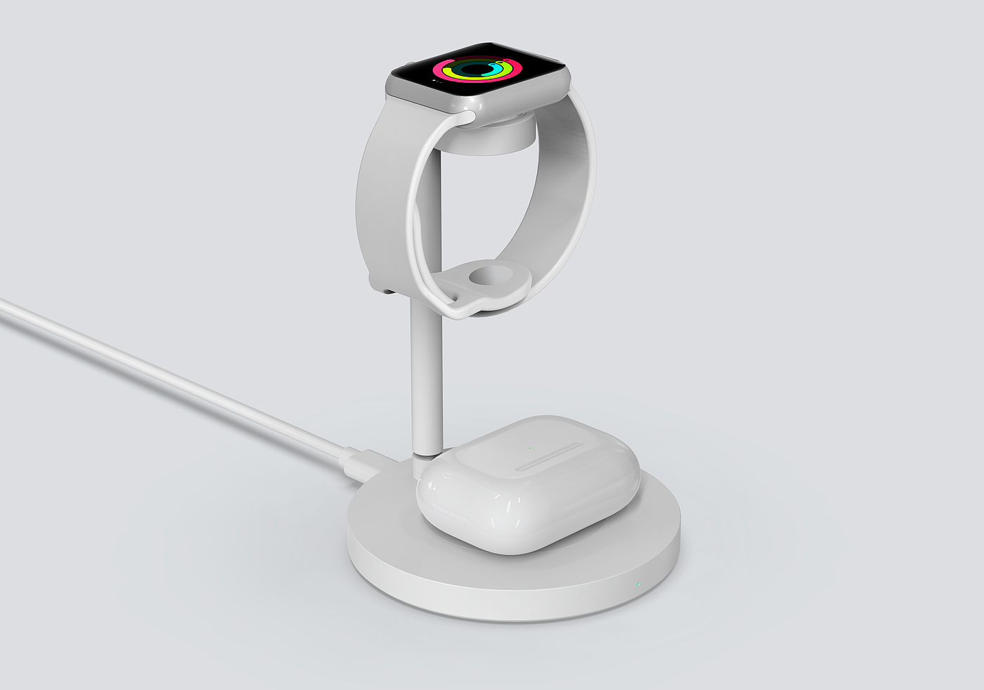 Watch mobile phone two-in-one wireless charging，