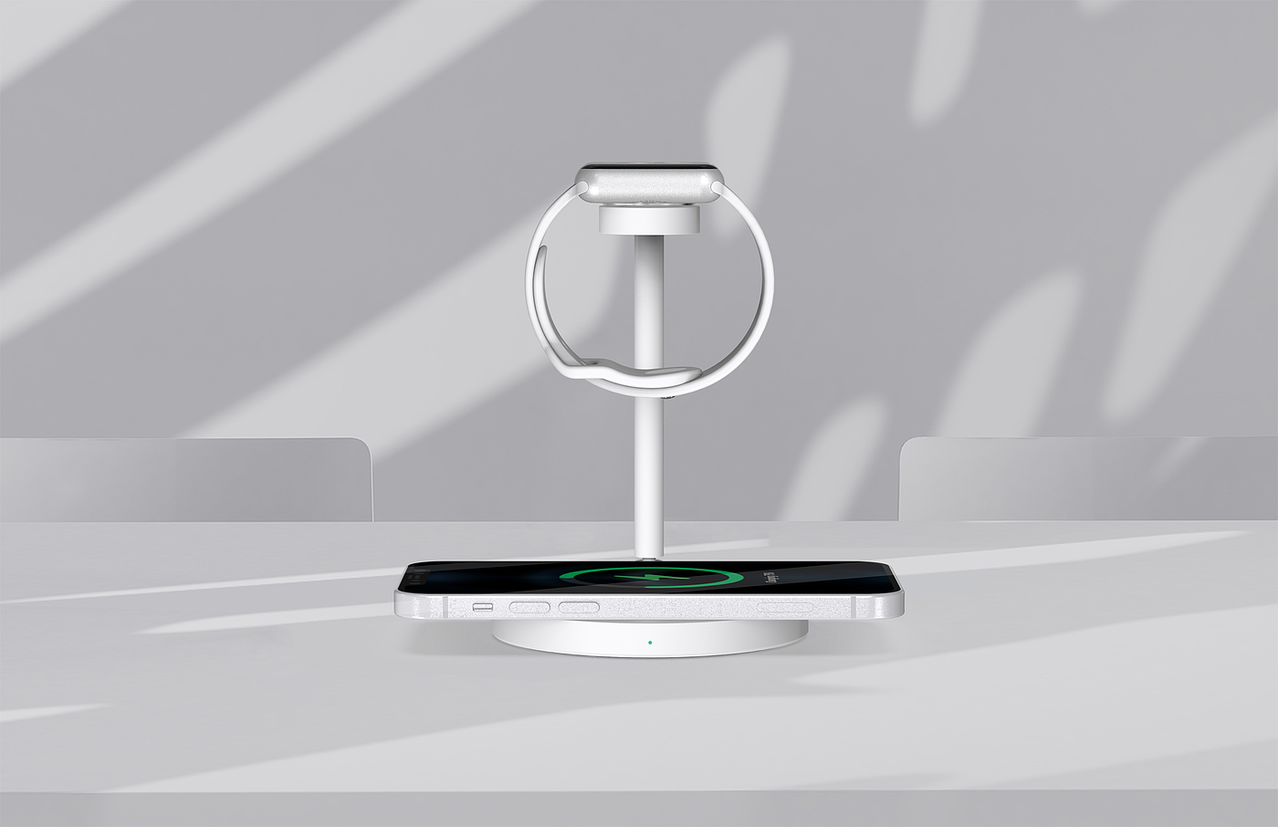 Watch mobile phone two-in-one wireless charging，