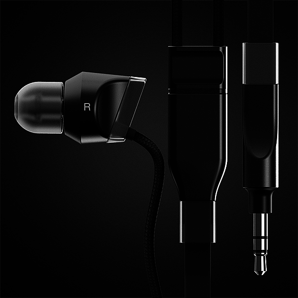 industrial design，product，black，headset，Digital，intelligence，