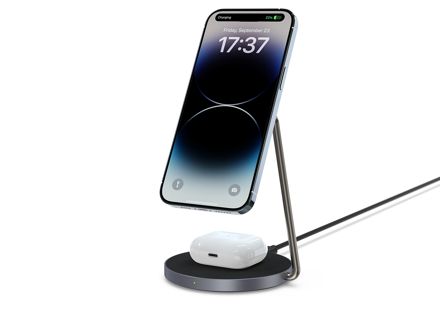Watch mobile phone two-in-one wireless charging，