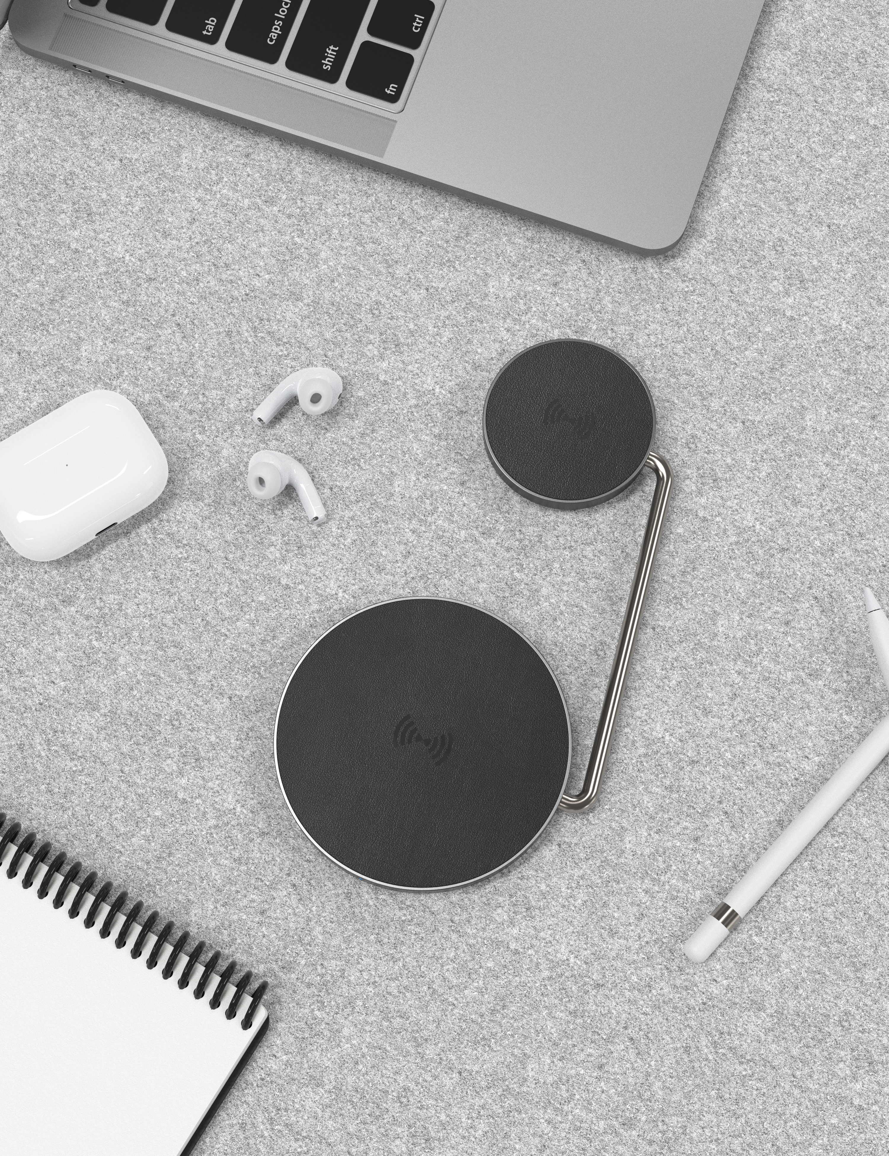 Watch mobile phone two-in-one wireless charging，