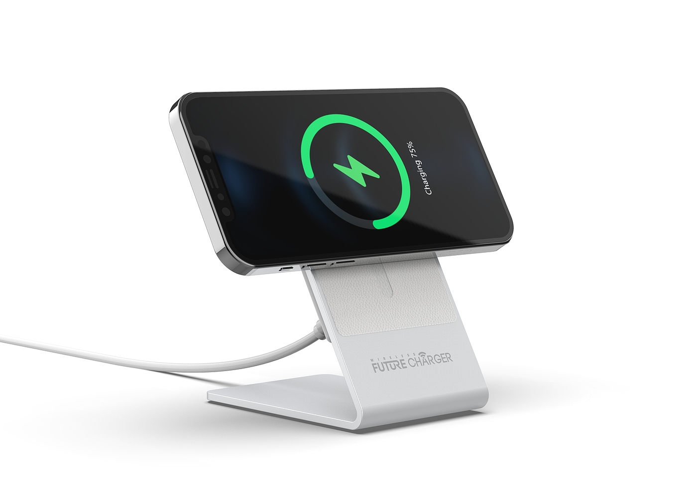 Magnetic suction wireless charging，