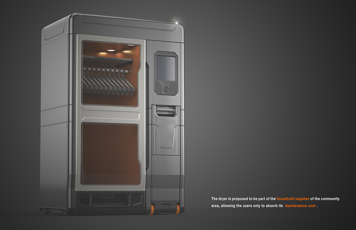 Household Electric Appliances，conceptual design，dryer，EVO，