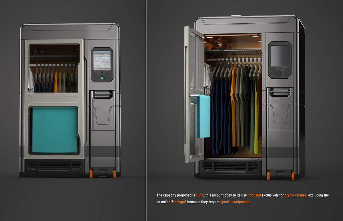 Household Electric Appliances，conceptual design，dryer，EVO，