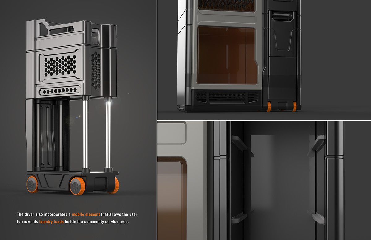 Household Electric Appliances，conceptual design，dryer，EVO，