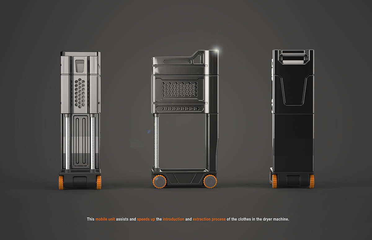 Household Electric Appliances，conceptual design，dryer，EVO，