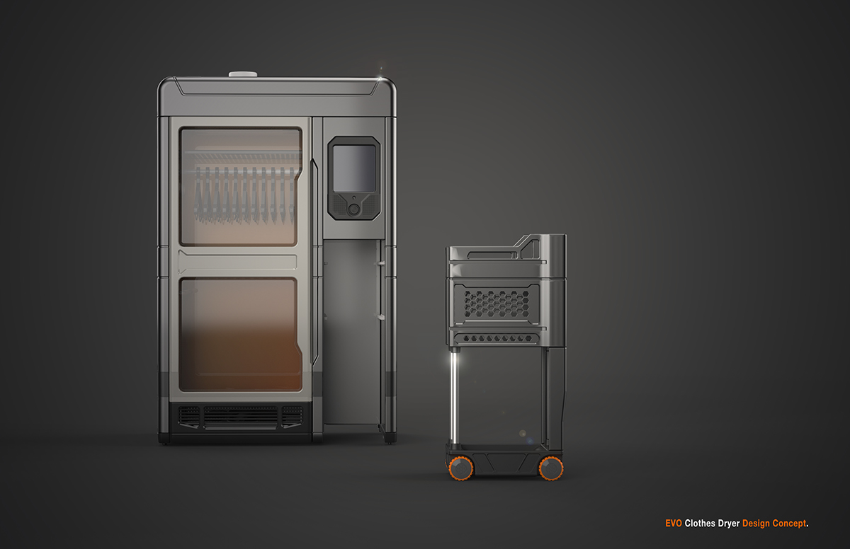 Household Electric Appliances，conceptual design，dryer，EVO，