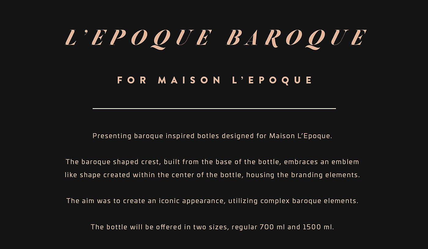 Maison L'Epoque，packing design，bottle，originality，