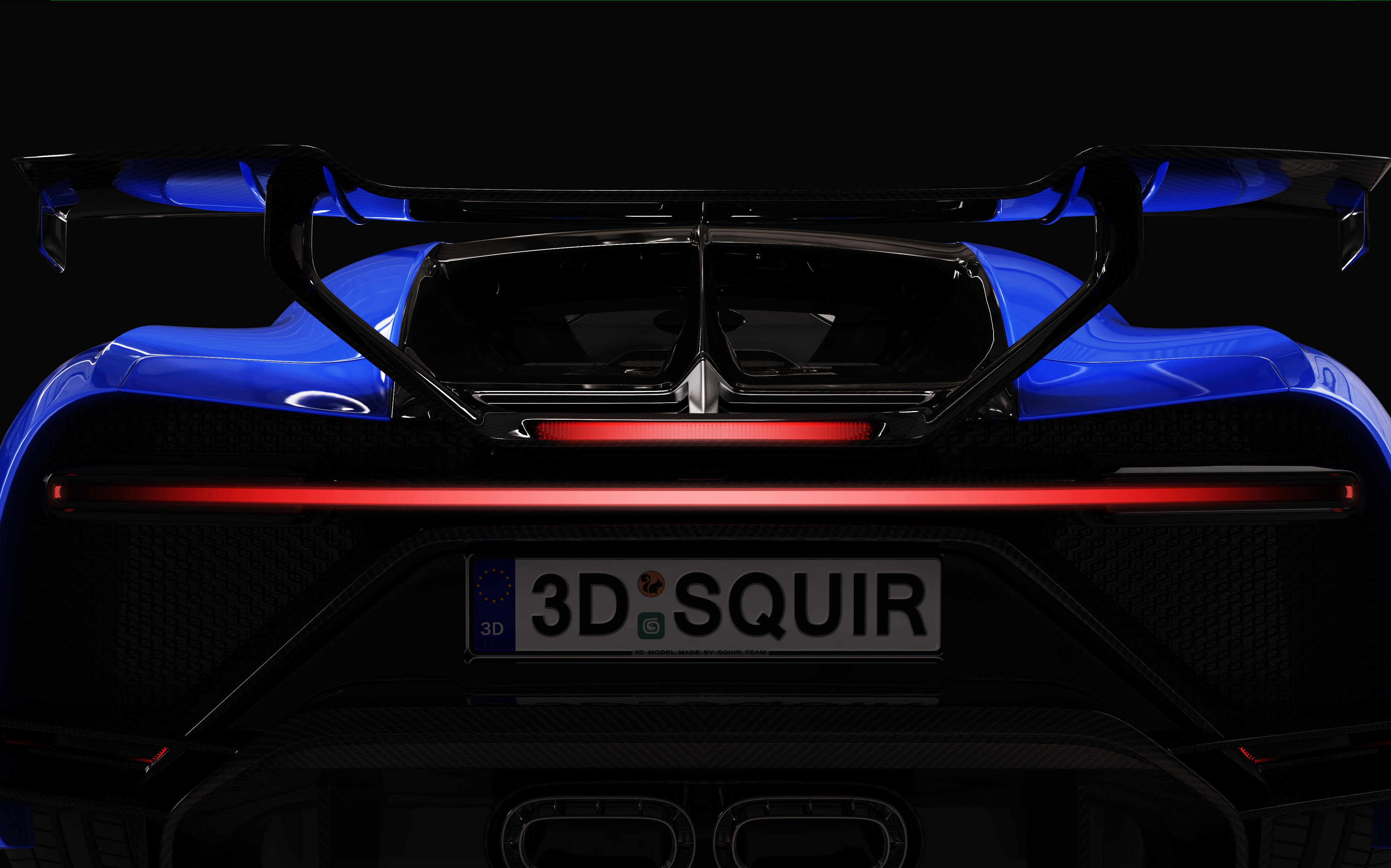 Bugatti，vehicle，automobile，Render，Super run，