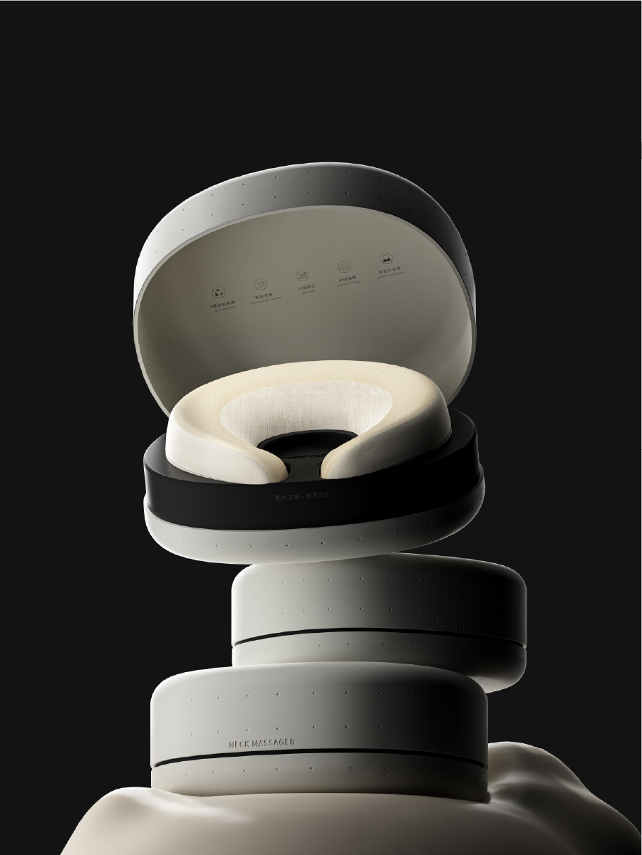 Brand design，product design，packing design，Whole case，Massage apparatus，Design aesthetics，