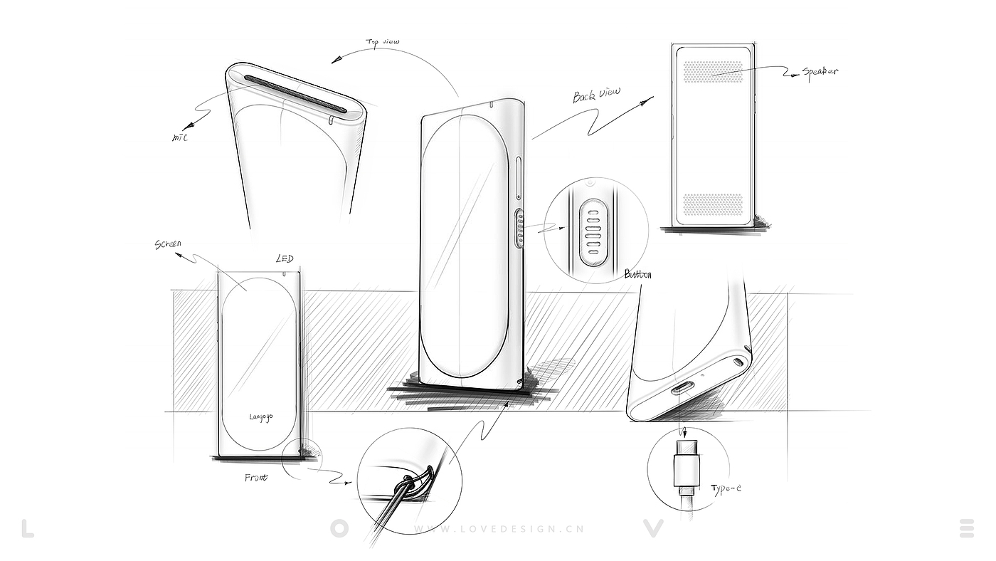 Intelligent hardware，interpreter，Electronics，industrial design，Appearance design，