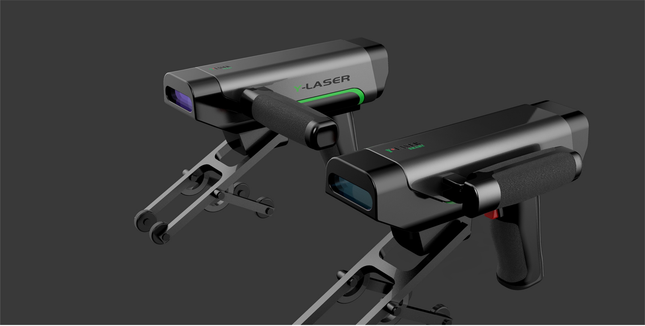 Ergonomics，Brand identification，Waterproof and anti-drop，Handheld device，laser cleaning，