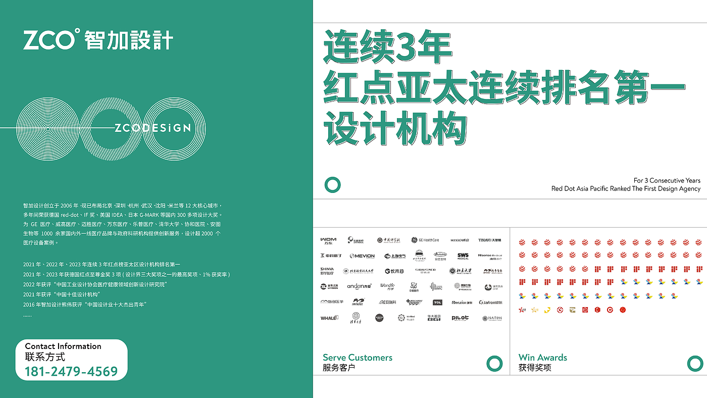 Optimize layout，Brand identification，Modular design，cooperation，Red dot award，
