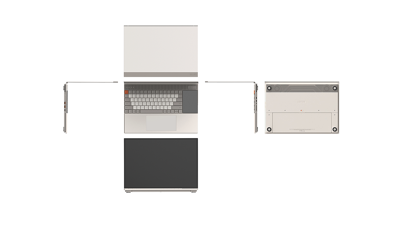 Lofree PBT，workstation，Notebook computer，industrial design，