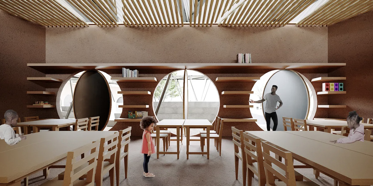 Architecture，environment，kindergarten，Interior design，