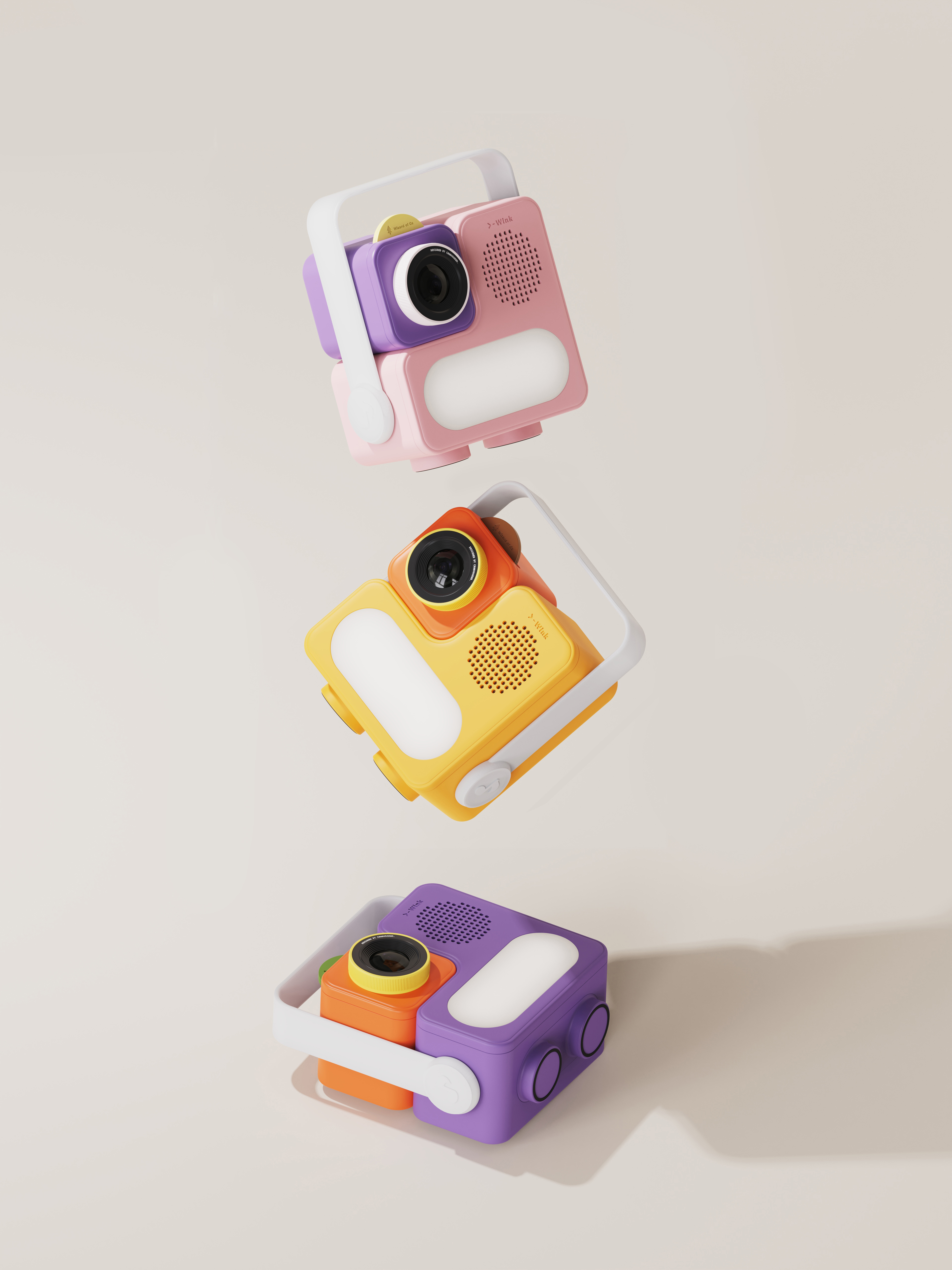 sample reels，industrial design，product design，Children's products，Projector，Story machine，projection story machine，Render，