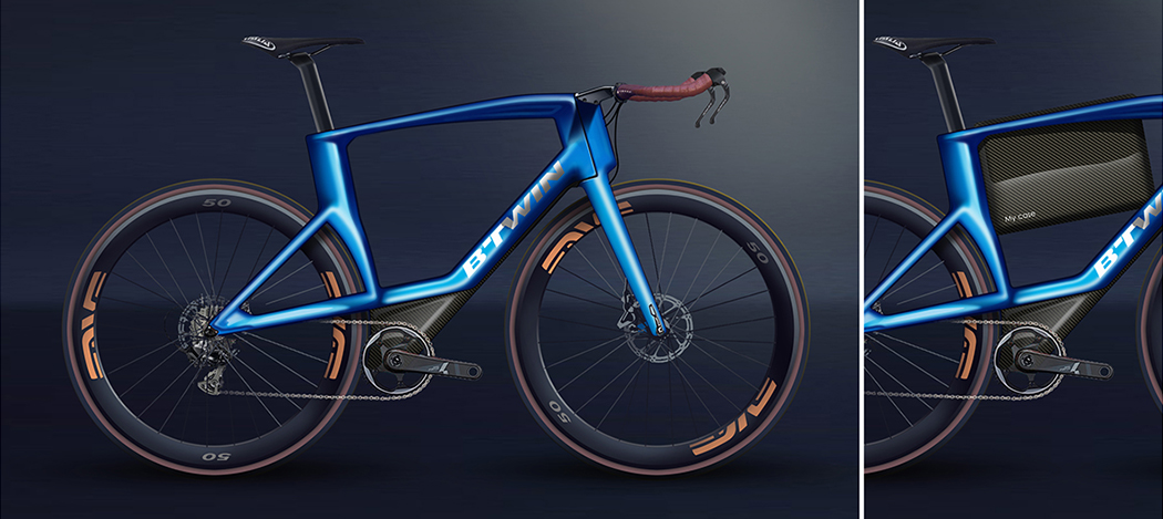 Double beam，Bicycle，btwin，