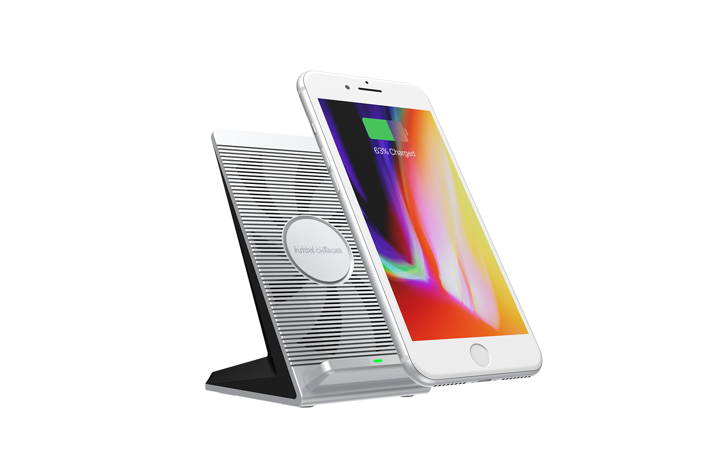 Wireless charging with fan bracket，