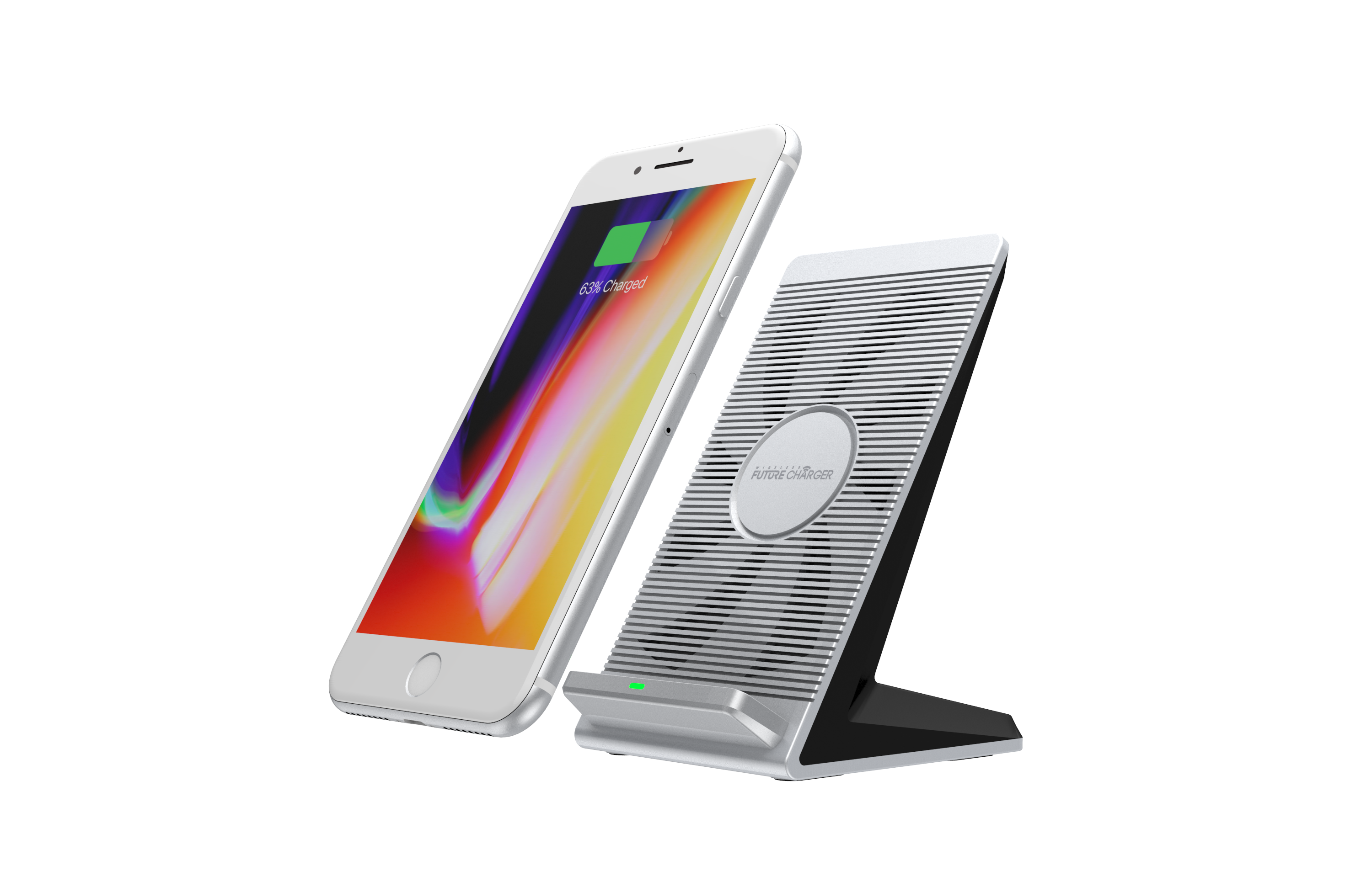 Wireless charging with fan bracket，