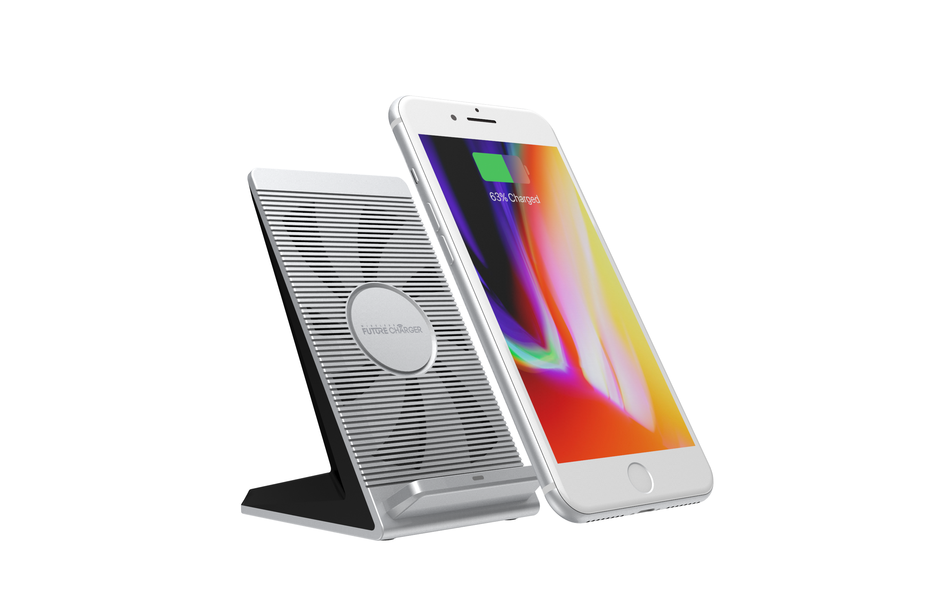 Wireless charging with fan bracket，