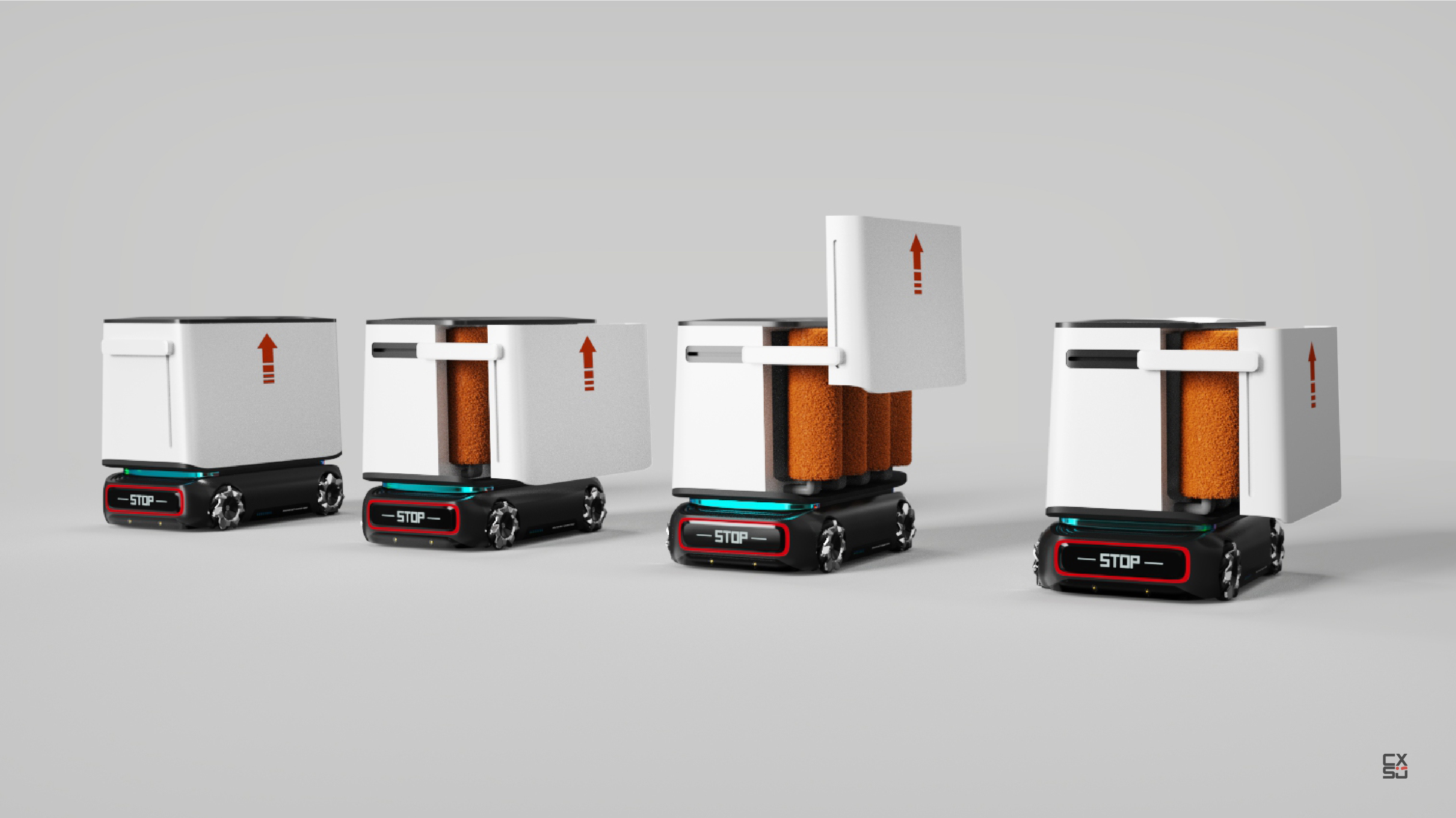 Cleaning robot，Internet of things，smart city，Future technology，product design，vehicle，environmental protection energy，sample reels，