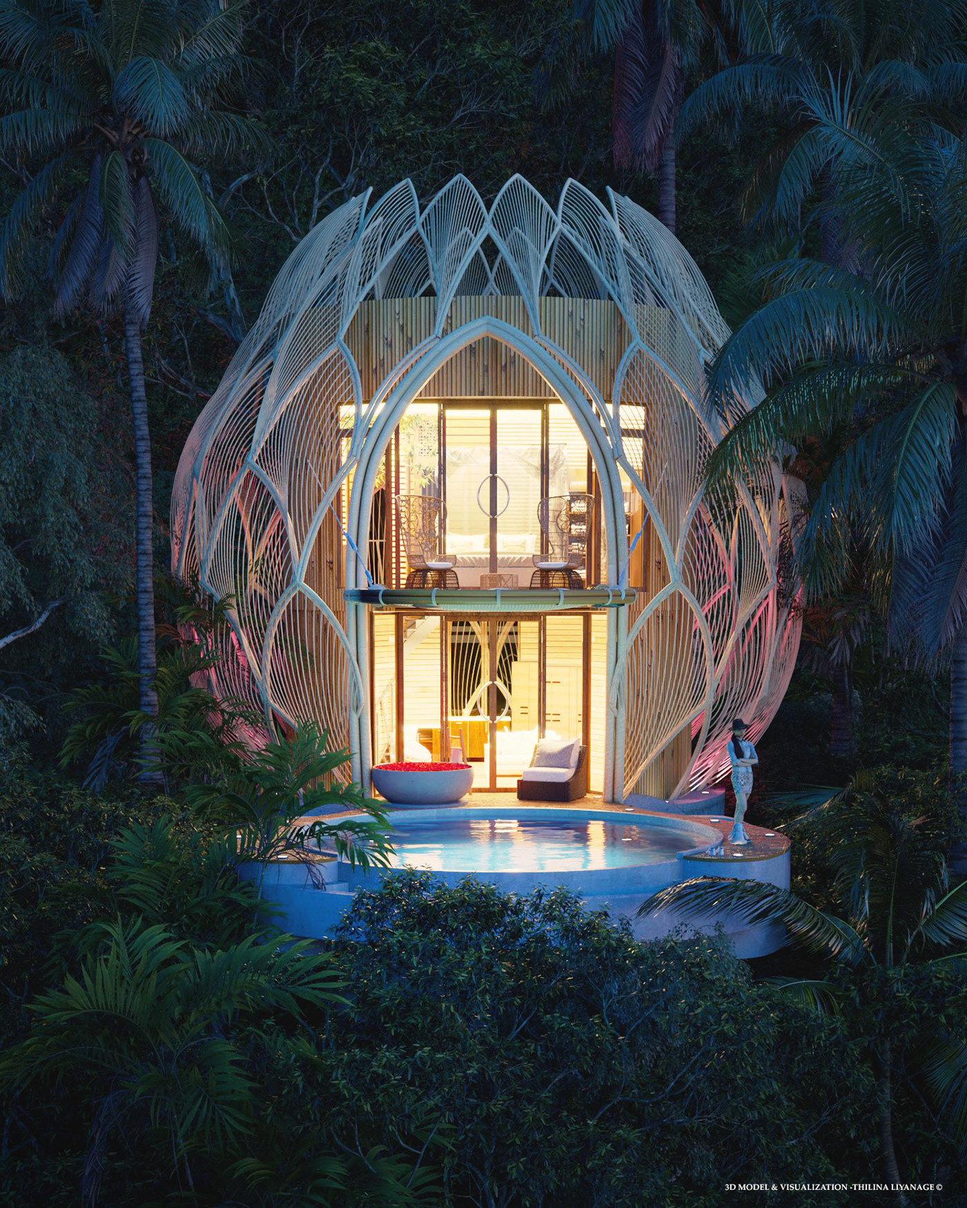 residence，villa，Architecture，environmental design，