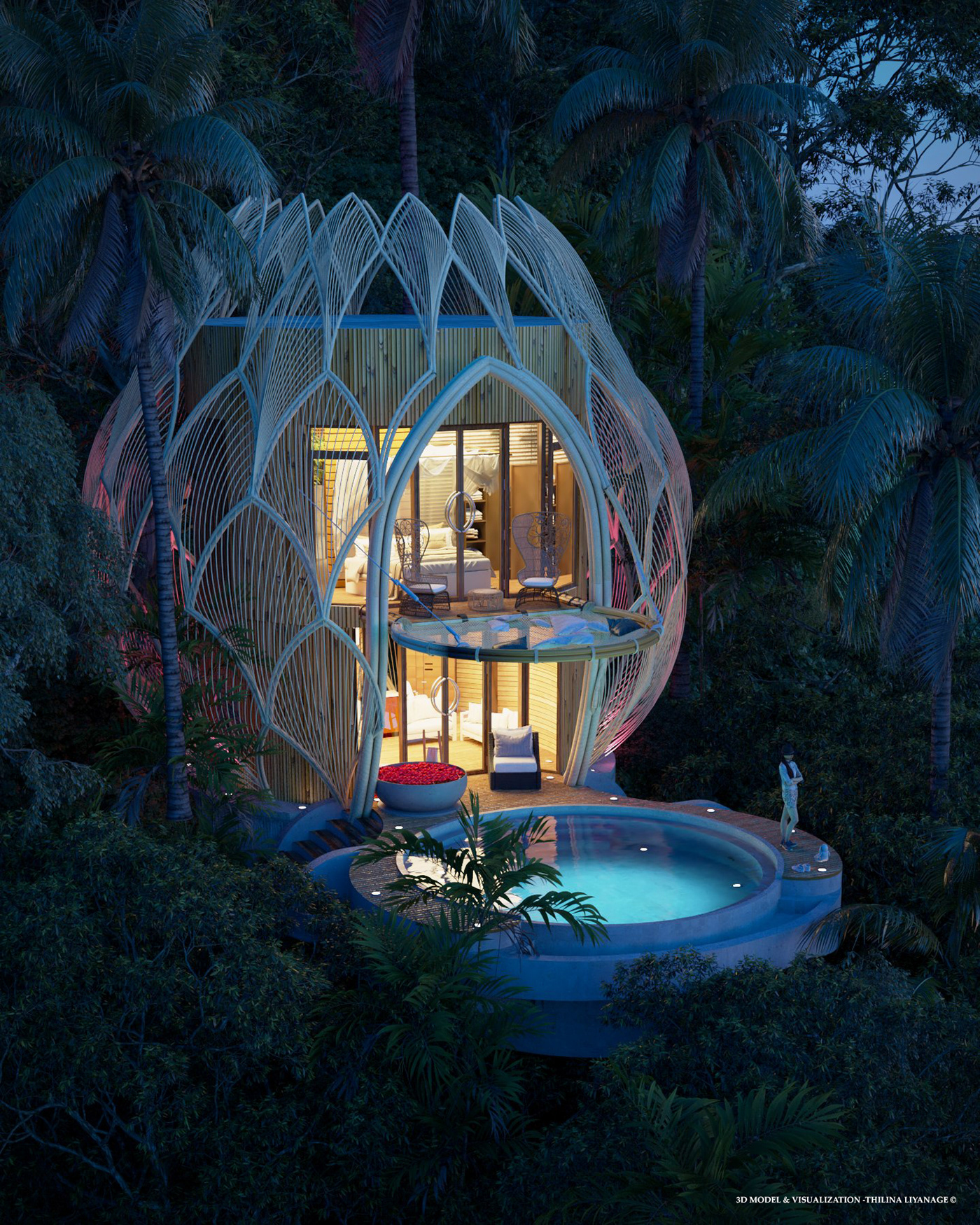 residence，villa，Architecture，environmental design，