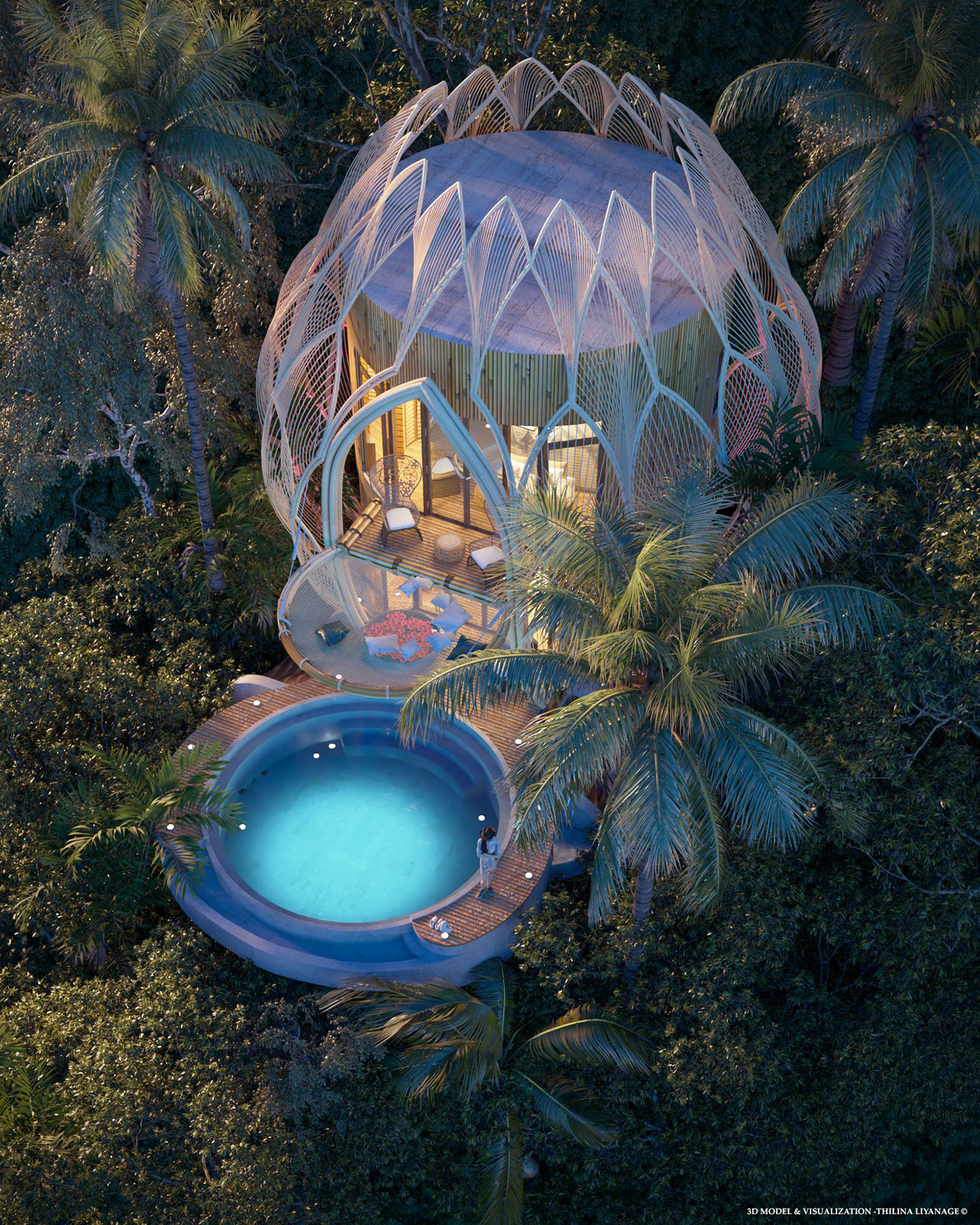 residence，villa，Architecture，environmental design，